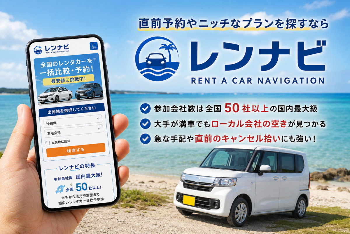 「レンナビ」の魅力を図解